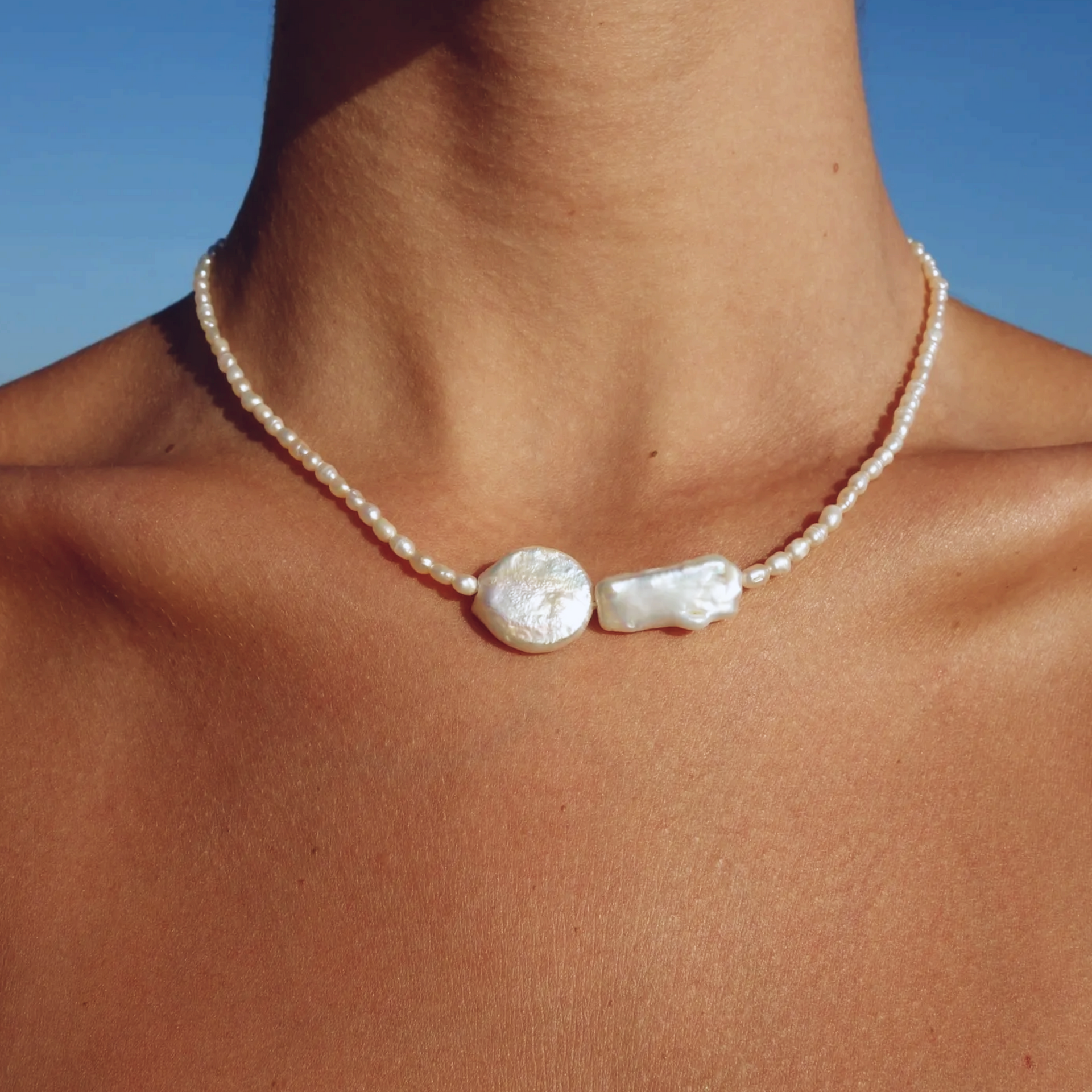【I AM MARI】Ola cubic pearl earring necklace Marianna Cubic Pearl Earrings - Etsy